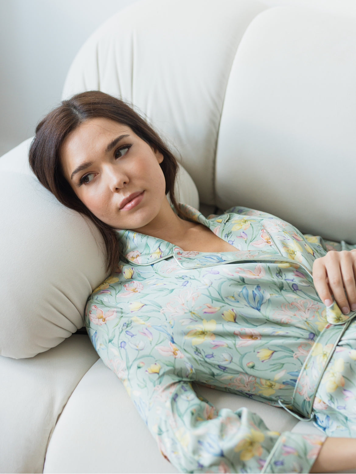 SECRET GARDEN SILK ROBE