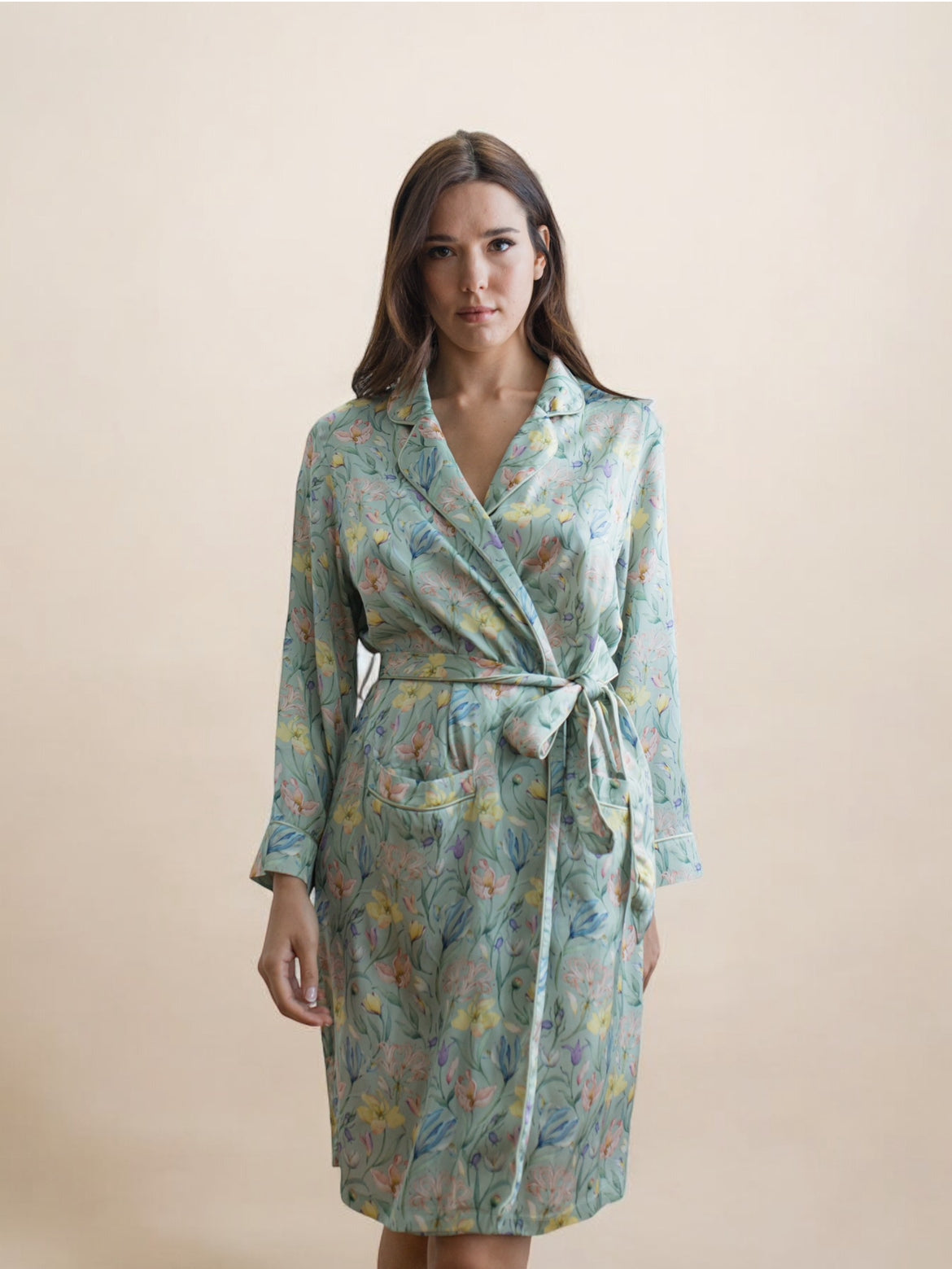 JARDIM SECRETO SILK ROBE