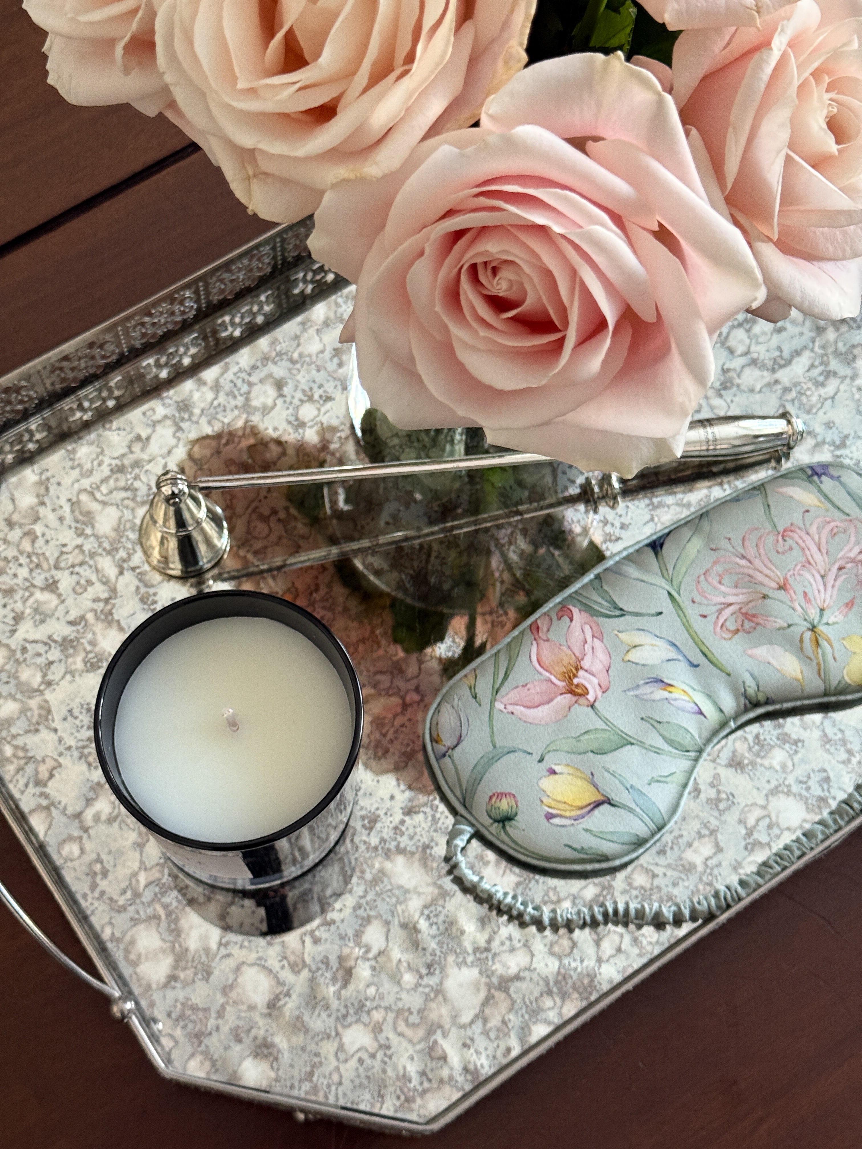 SECRET GARDEN SILK EYE MASK