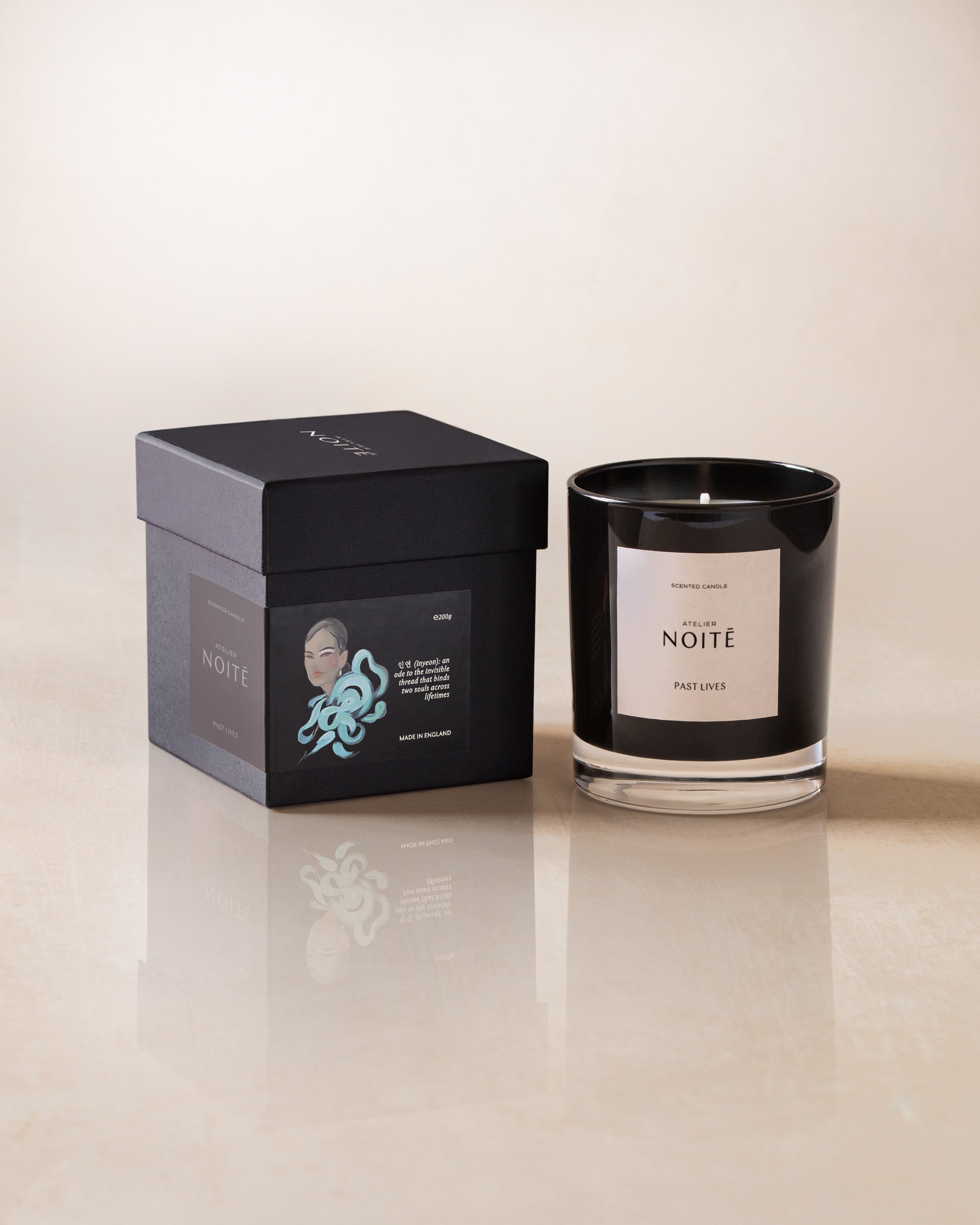 Past Lives Candle | Artist Collaboration with Poppy Waddilove | Limited Edition